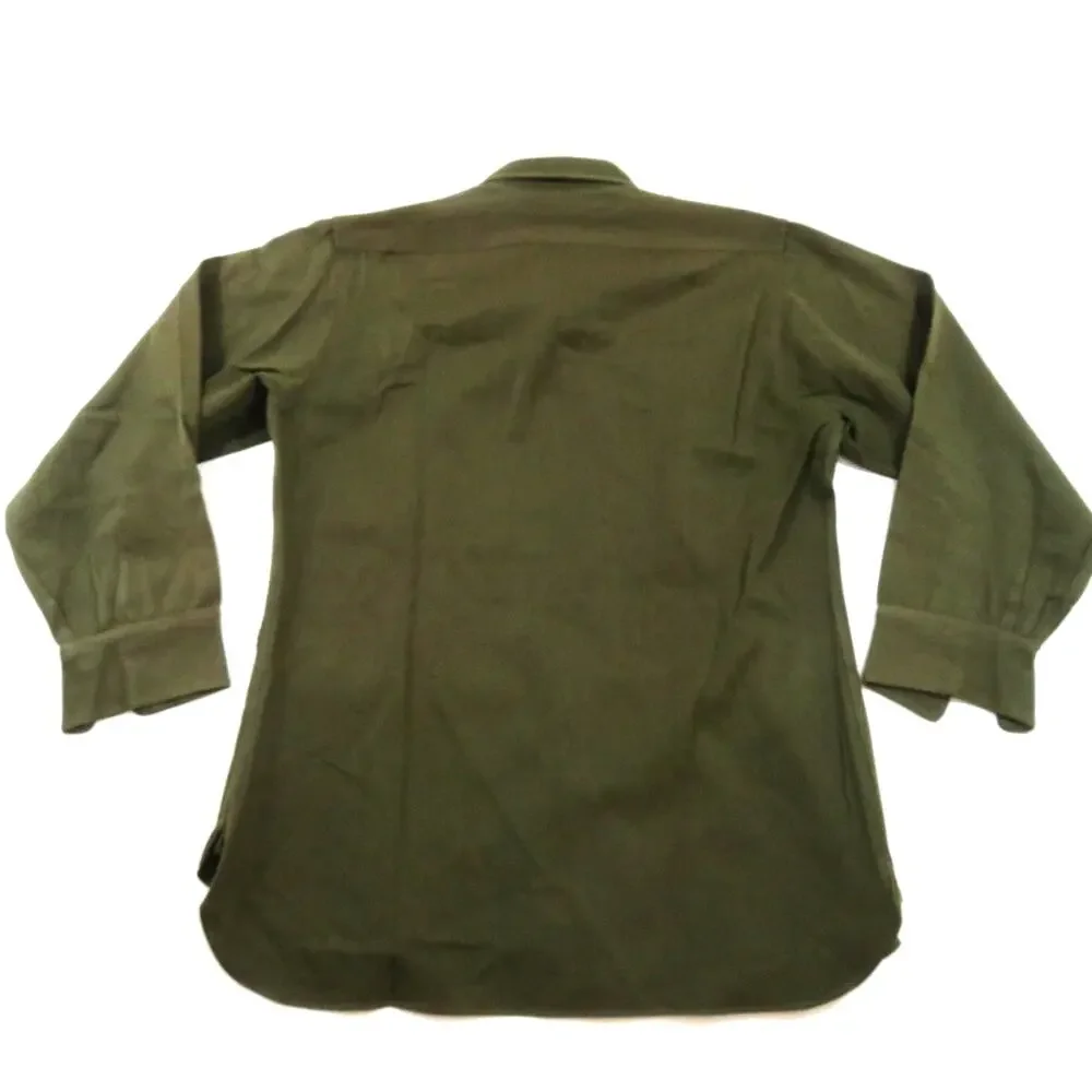 Elbeco Military Shirt, Regulation Officer's Top, Green, Sz M? ww2 1940s